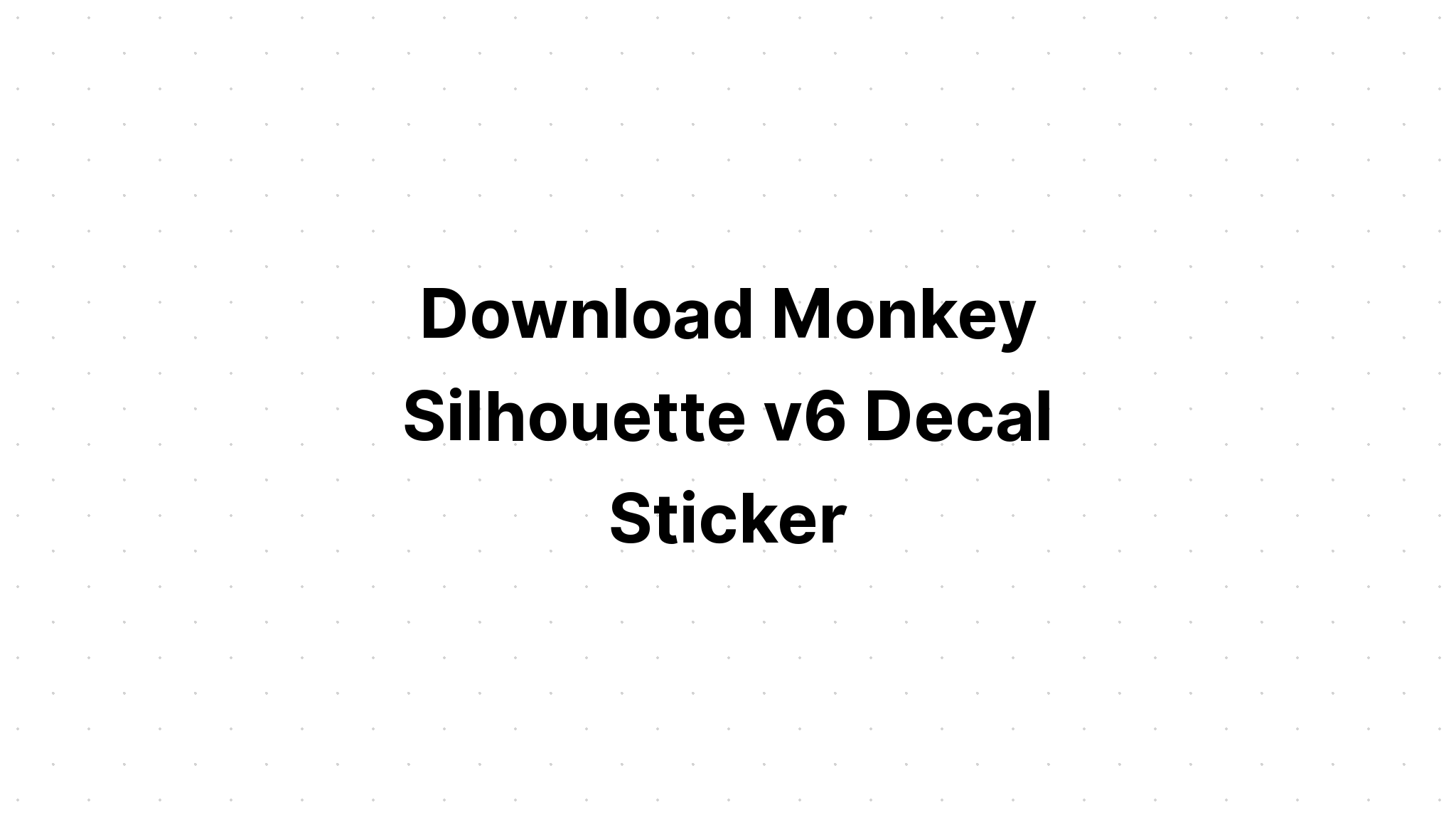 Download Silhouette Monkey Skateboard Clipart SVG File